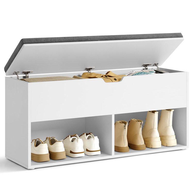 Shoe Storage, 2 Open and 1 Hidden Compartments