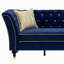 Canapé capitonné de luxe de 227 cm (89,5 pouces) avec accoudoirs arrondis et design traditionnel