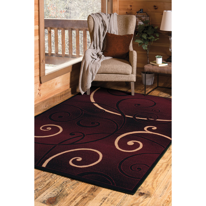 Baier Abstract Indoor Rug, Rectangle 7'10" x 10'6"
