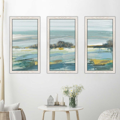 'Lewbeach Vista' Acrylic Painting Print Multi-Piece Image