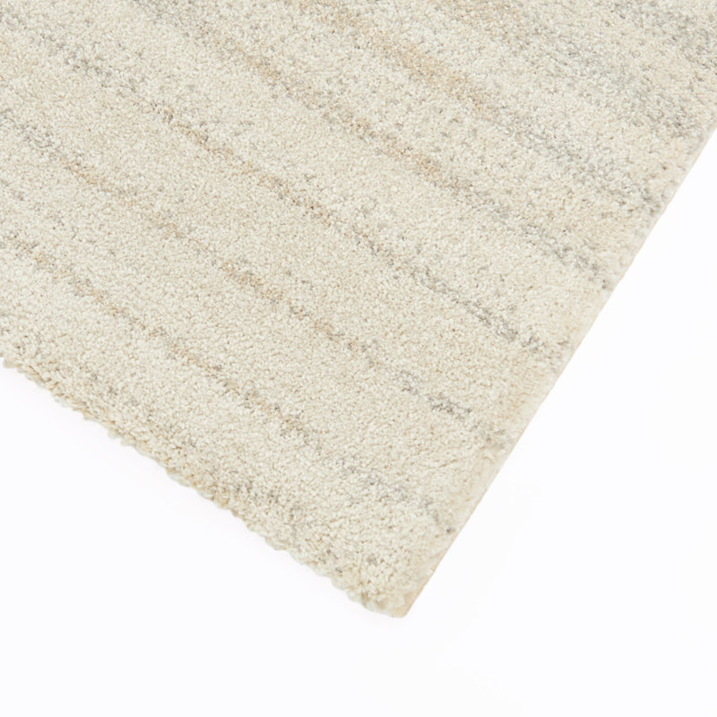 Tapis abstrait moderne beige/rouille Niehaus, 7 pi 10 po x 10 pi