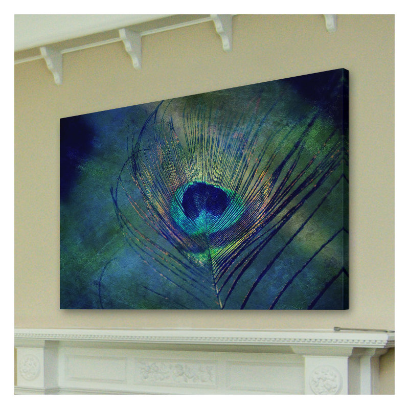 Plume by Robert Dickinson - Wrapped Canvas Painting, 76cm H x 114cm W x 3.81cm D