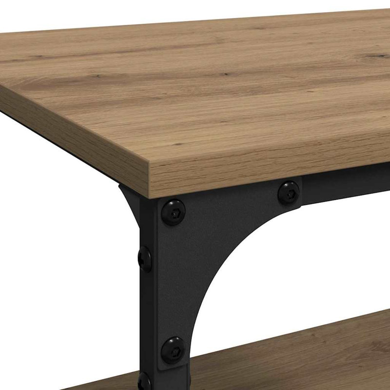 Wood Bar Cart, Artisan Oak