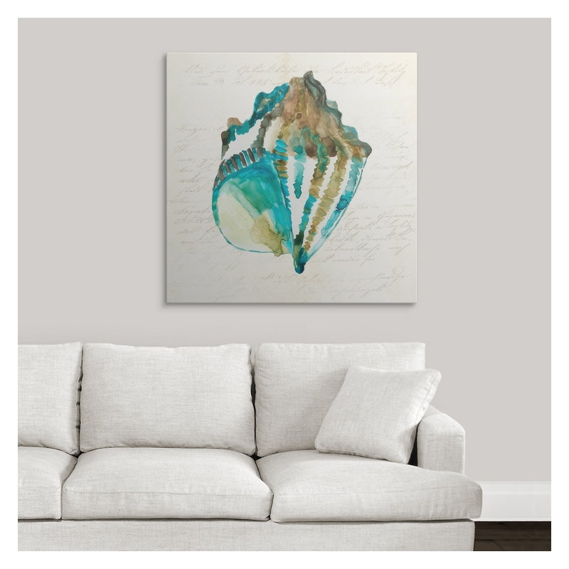 «Shell», impression, H 35 po x l 35 po x P 1,5 po, Toile