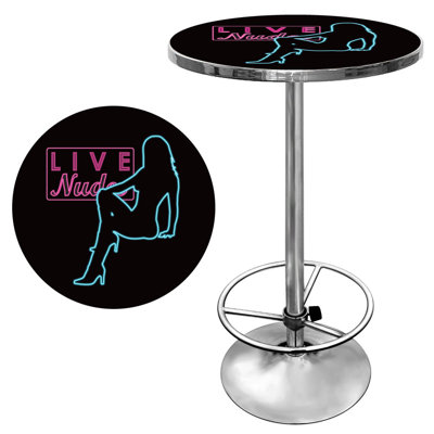 Round Metal Base Dining Table