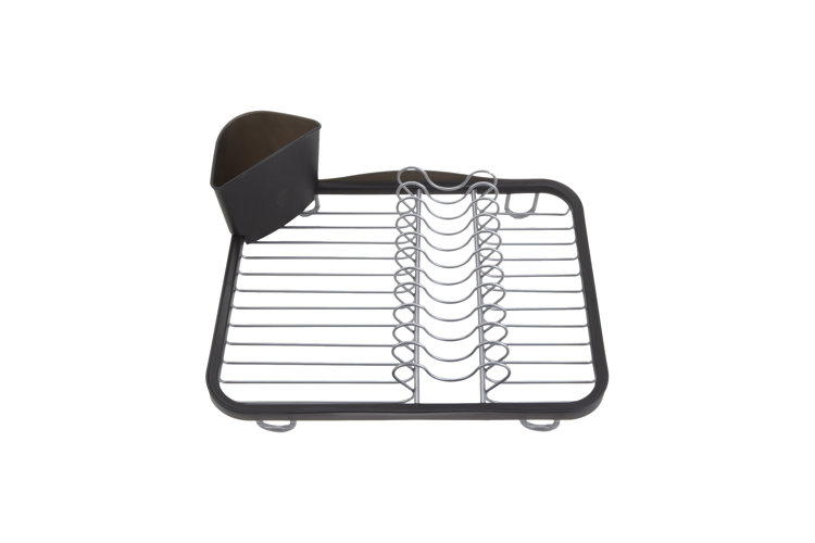 Dish Drying Rack For a clutter free countertop Made of stainless steel with  black powder coated High quality and durable Knife holder…