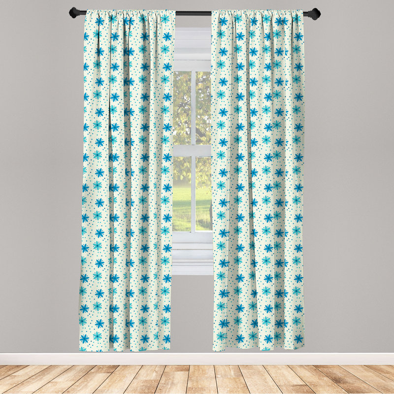 Rideaux 4 panneaux East Urban Home, L 56 po x L 84 po