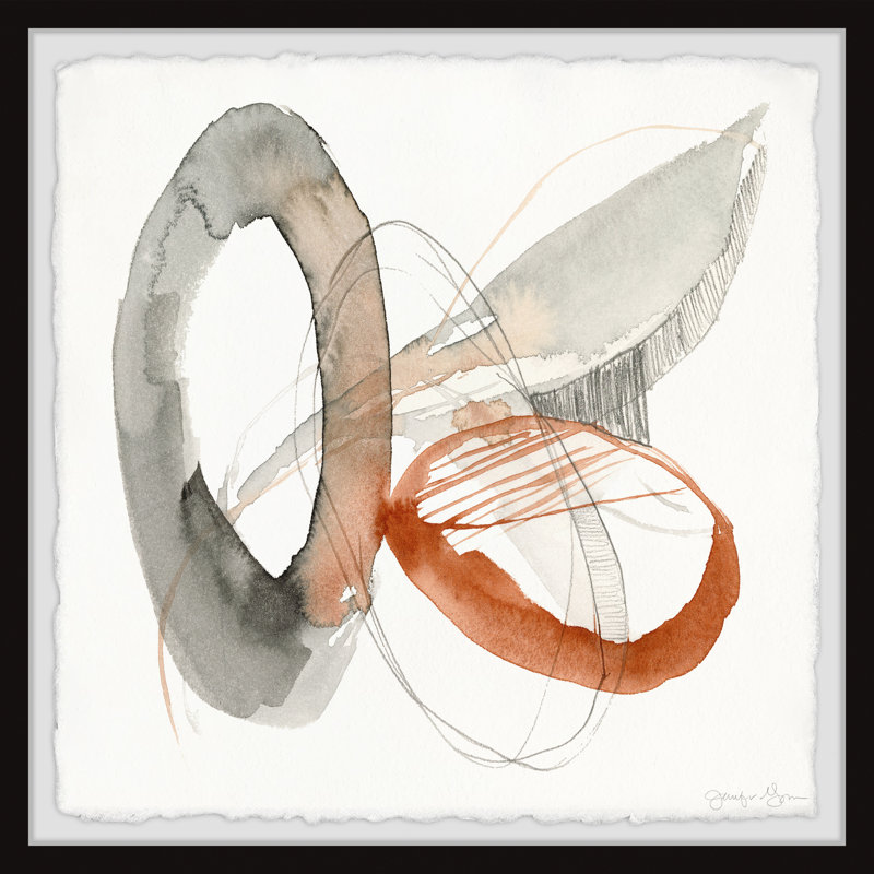 Sienna Rounds II by Marmont Hill - Single Picture Frame Painting, 51cm H x 51cm W