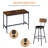 Pub High Dining Table 7 Piece Set,Bar Table Set for 6-728199478-728199483
