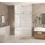 Porte de douche sans cadre-127317970