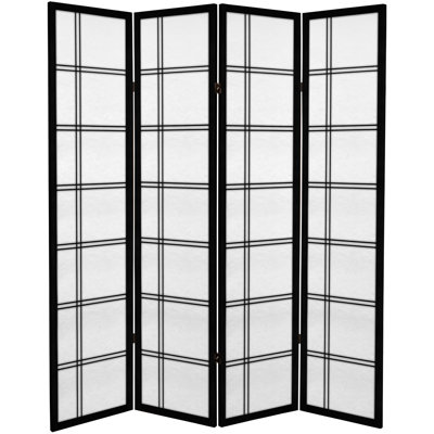 Nayo 71'' H Printed Canvas Folding Room Divider