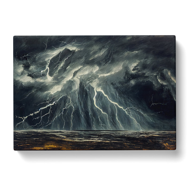 Excellent Thunderstorm - Wrapped Canvas, 35cm H x 50cm W x 3cm D