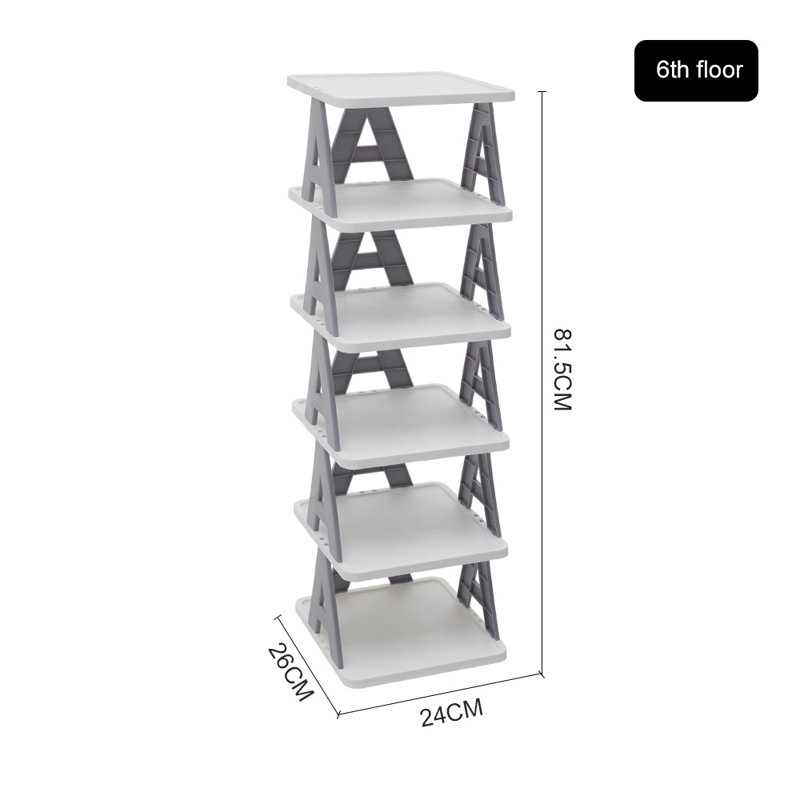 6 Pair Shoe Rack