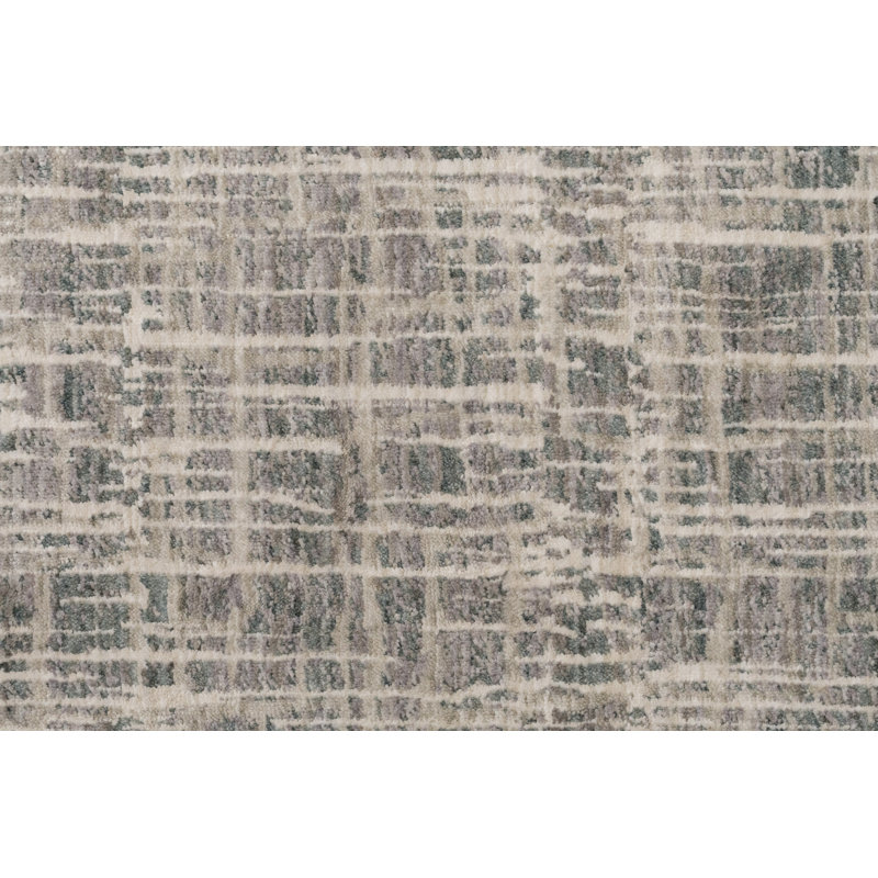 Gadberry 17542-990 GRIS / GRIS FONCÉ, Tapis de couloir 2 pi 2 po x 7 pi