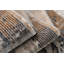 Tapis abstrait en polypropylène brun ou gris Quinetta, tapis contemporain - 5 x 8, 6 x 9-1655823965