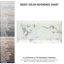 Classico Carrara 3" x 6" Ceramic Stone Look Subway Tile