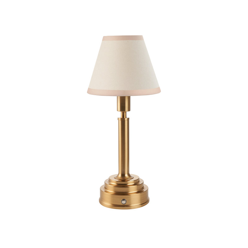 Upton Rechargeable Metal Table Lamp