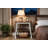 23.62'' W Solid Wood Nightstand with 2-Tier Shevles