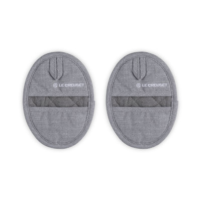 Le Creuset Set Of 2 Mini Oven Mitts 8 In Charbon
