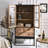 Simple Do Old  Wooden Black Bookcase