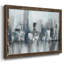Cityscape In Blues, reproduction d'art sur toile-96271526-96271520