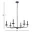 Baltray 6-Light Chandelier-61751665-61870086