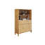 Ervil 98cm W Solid Wood Height -Adjustable Shelving Unit-726745262