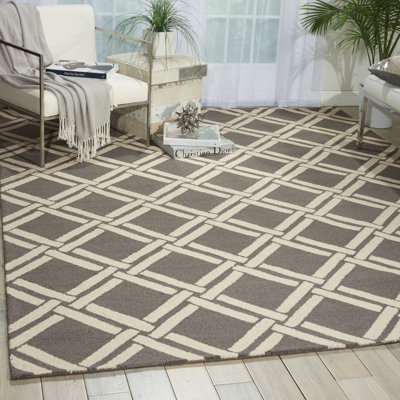 Asinou Geometric Wool Hand Woven Area Rug
