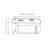 Stretchable microcrystalline stone coffee table