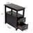 Transitional Nightstand End Table With USB Charging Station