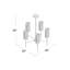 Lustre sphérique Spoutnik à 5 lumières Angelina-457561120