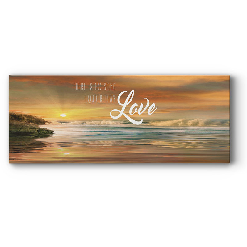 «Louder Than on Canvas», art textuel, H 20 po x l 50 po x P 1,5 po
