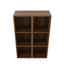 Armoire de rangement murale avec tablettes ouvertes-129339202