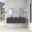 Ensemble de meuble-lavabo mural 59 po avec comptoir en quartz 59 po-923783941