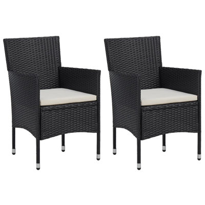 Patio Dining Armchair with Cushion by Red Barrel Studio