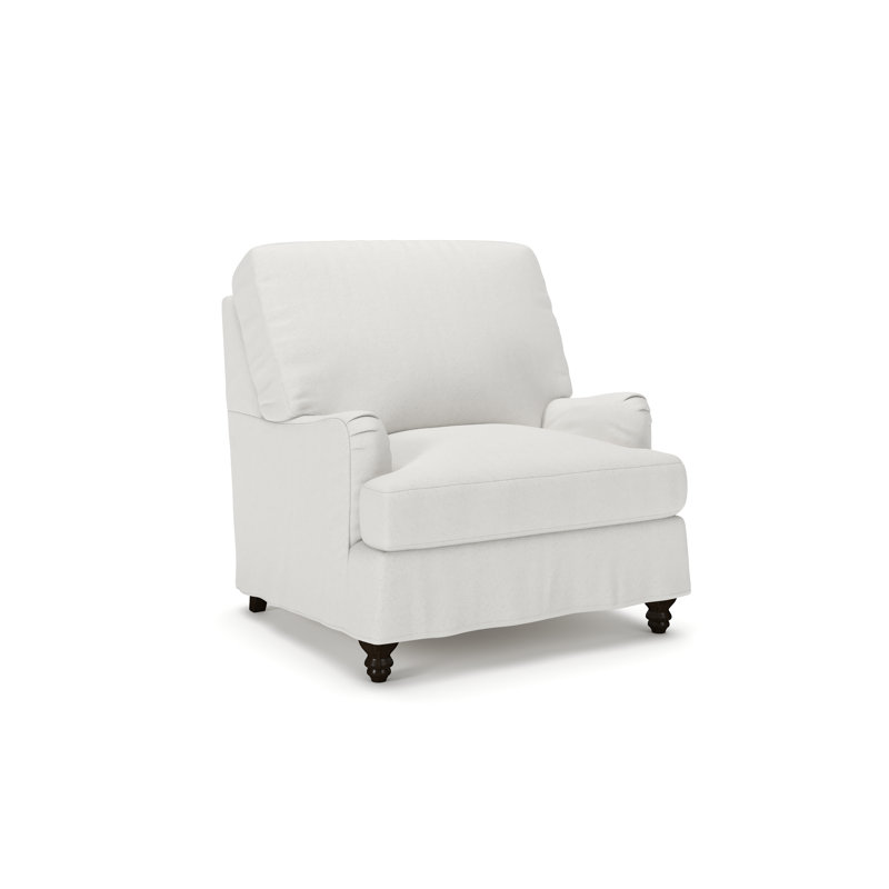 Walters Slipcovered Chair, Macarena Beige