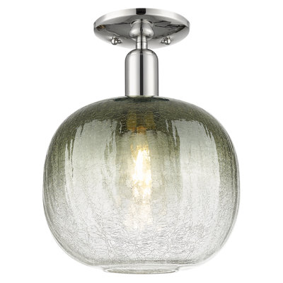 Downtown Urban - Nute - 1 Light 10" Semi-Flush Mount