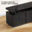TV Stand for TVs up to 65", Entertainment Center with Storage, RGB LED Lights and 4 AC Outlets-843548596