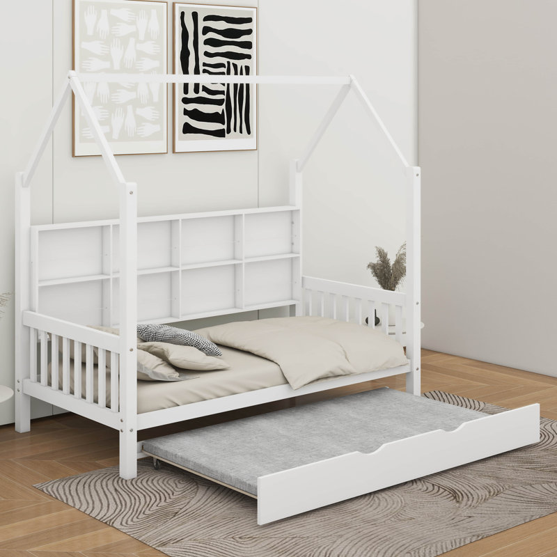 Lit simple avec lit gigogne, Lit simple