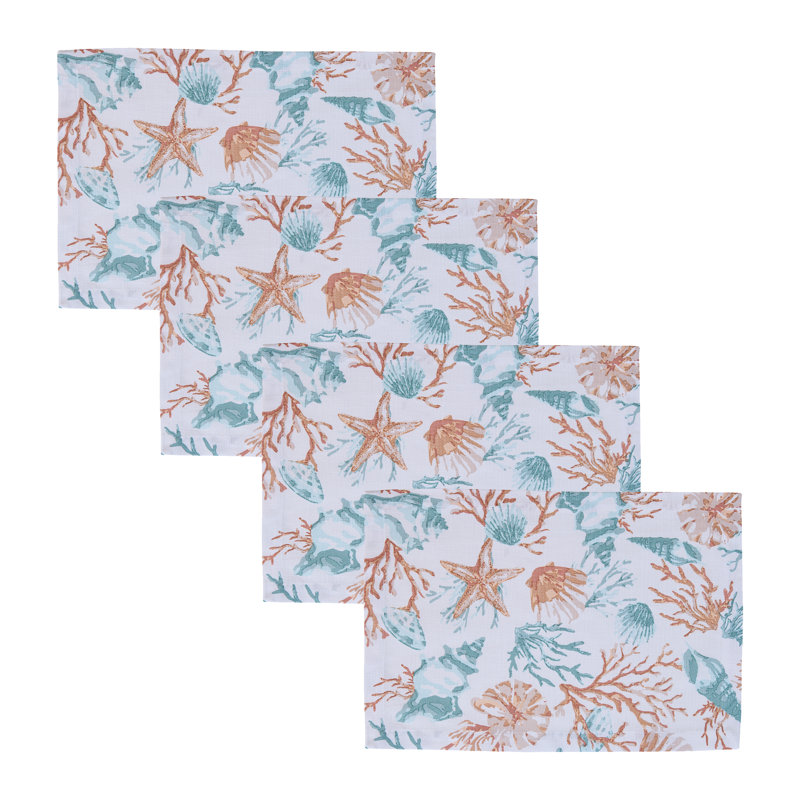 Ensemble de 4 napperons Avayah Oceanic