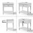 Solid Wood Nightstand With Drawer, Open Shelf, 2 Power Outlets, 1 USB Port, and 1 Type-C Port-415519453