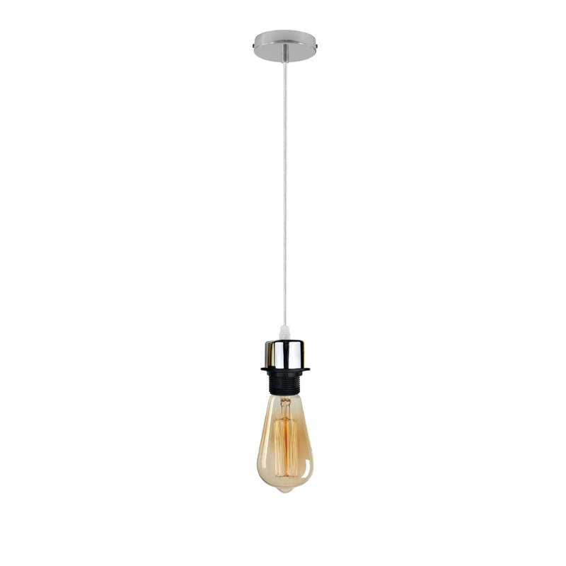Dalston 1 - Light Single Pendant, Silver