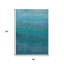 Tapis bleu sarcelle et dégradé 8 pi x 10 pi bleu sarcelle et bleu ciel