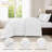 Down Alternative Microfiber Reversible Comforter Set - 3 Pcs All Season Diamond Pattern Comforter with Shams-109248973-109248974