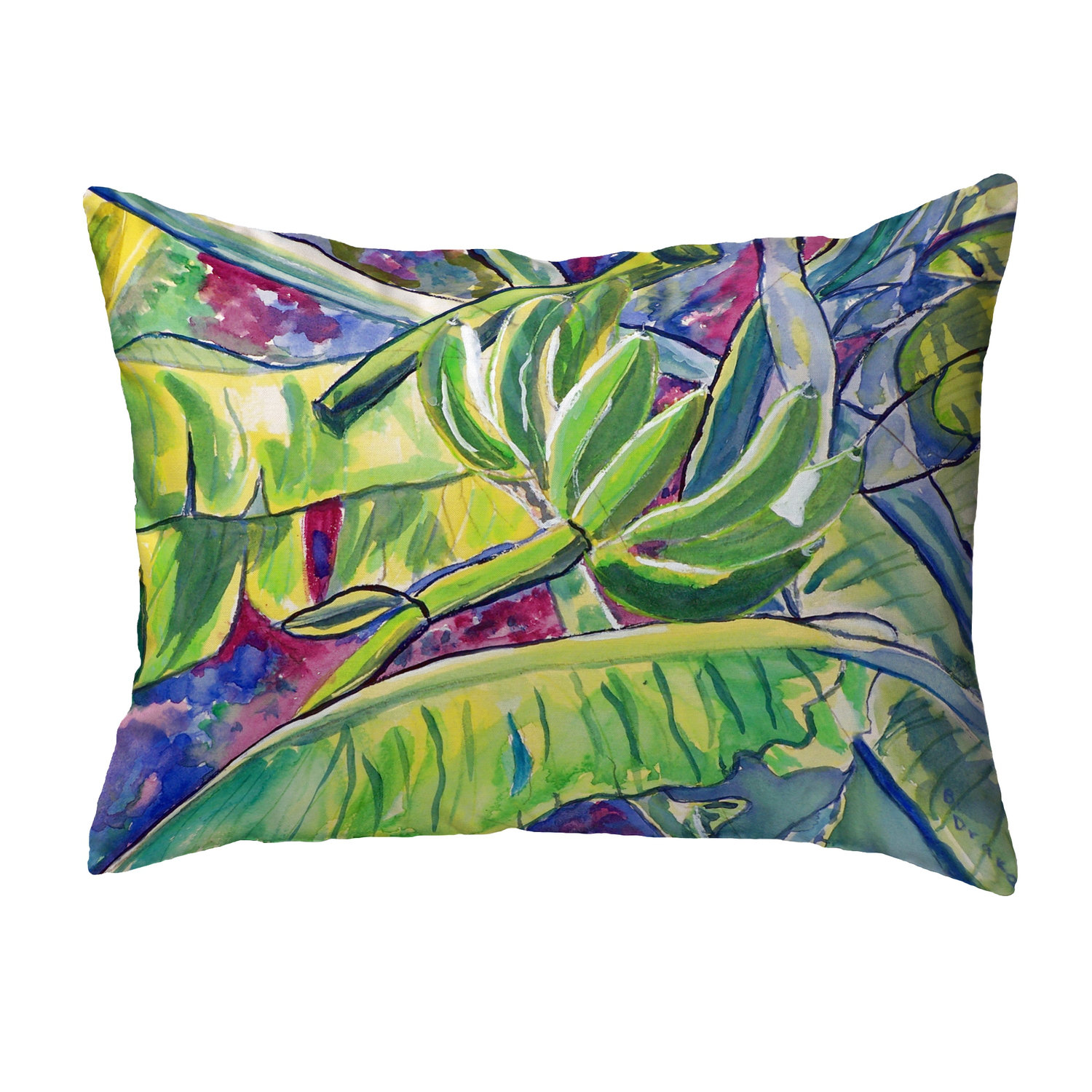 Betsy Drake Interiors Bananas Indoor/Outdoor Lumbar Pillow Wayfair