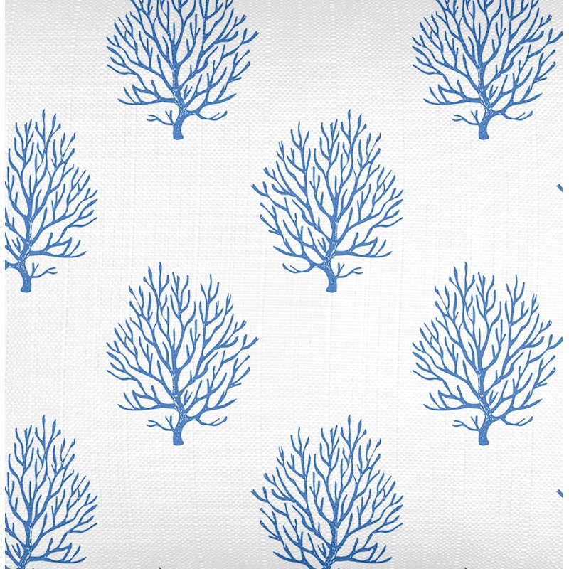 Printed Pillows Linen Geometric Accent Pillow, Blue, Square 26", Down Blend