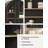 Modern Arch Wall-Mounted Storage Cabinet – Adjustable Shelf, Copper Handle, 22Lbs Load Capacity Per Shelf-202999684