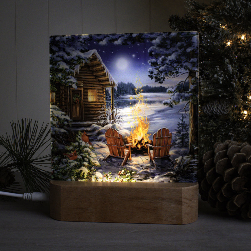 Christmas at the Lake Night Light