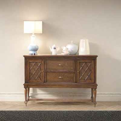 Retro Sideboard With 2 Doors And 2 Drawers
