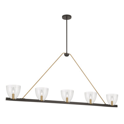 Lustre linéaire 5 lumières Noellea